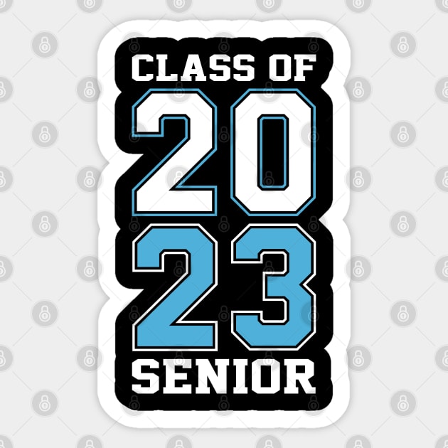 Senior Class of 2023 High School College Graduation Sticker by Gendon Design